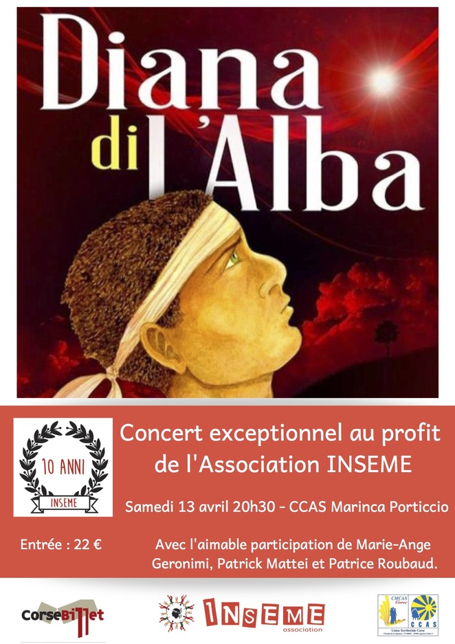 Inseme fête ses 10 ans avec un concert exceptionnel de Diana di l'Alba