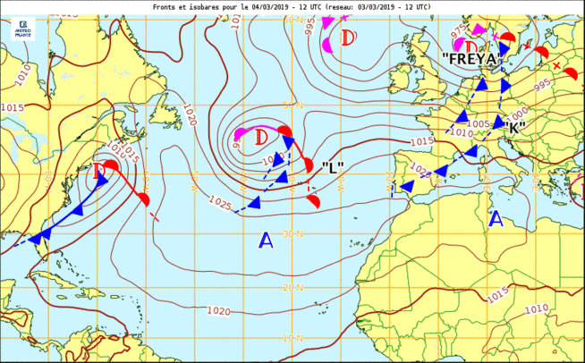 L'anticyclone se décale sur l'atlantique mais les perturbations ne concerneront pas la Corse