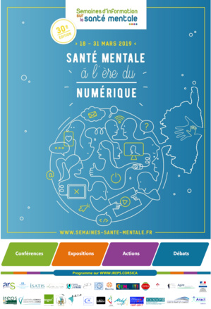 Santé mentale à l'ère du numérique : Programme des manifestations corses pour les SISM 2019