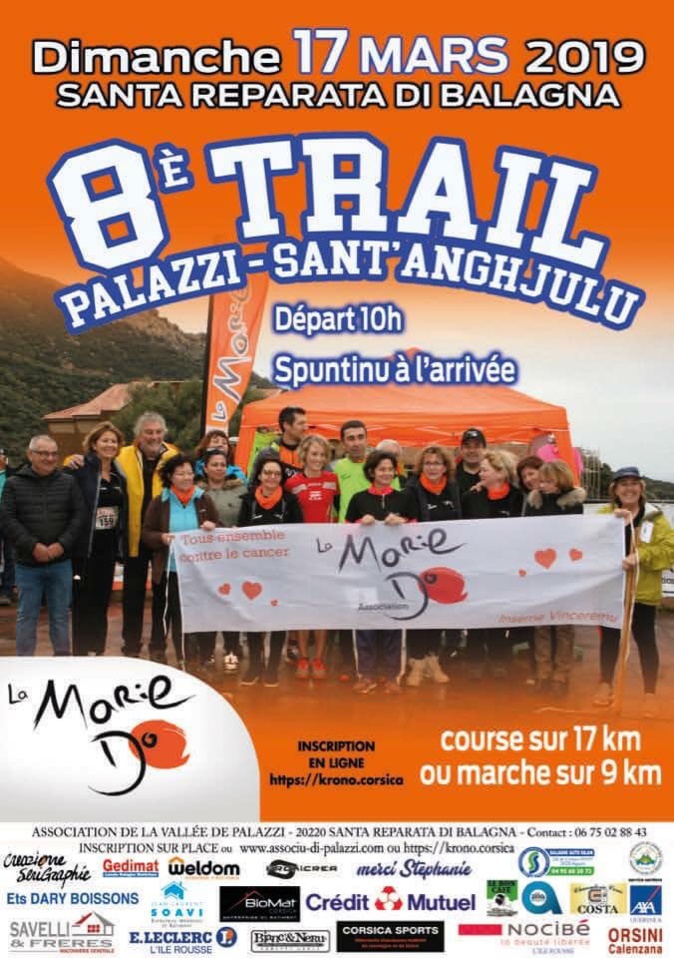 8ème edition du trail Palazzi ce dimanche à Santa-Reparata-di-Balagna