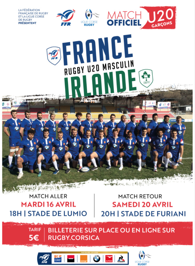 Deux nouveaux matches internationaux de Rugby à Lumiu et Furiani Deux nouveaux matches internationaux de Rugby à Lumiu et Furiani