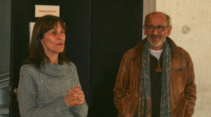 La conservatrice du musée, Janine de Lanfranch