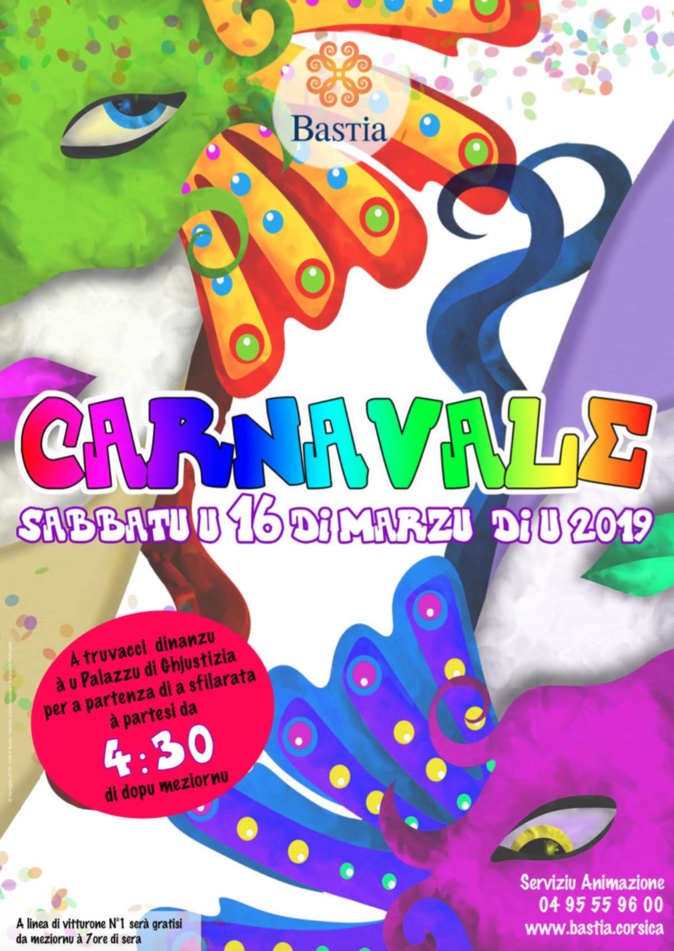 A Bastia samedi c’est Carnaval !