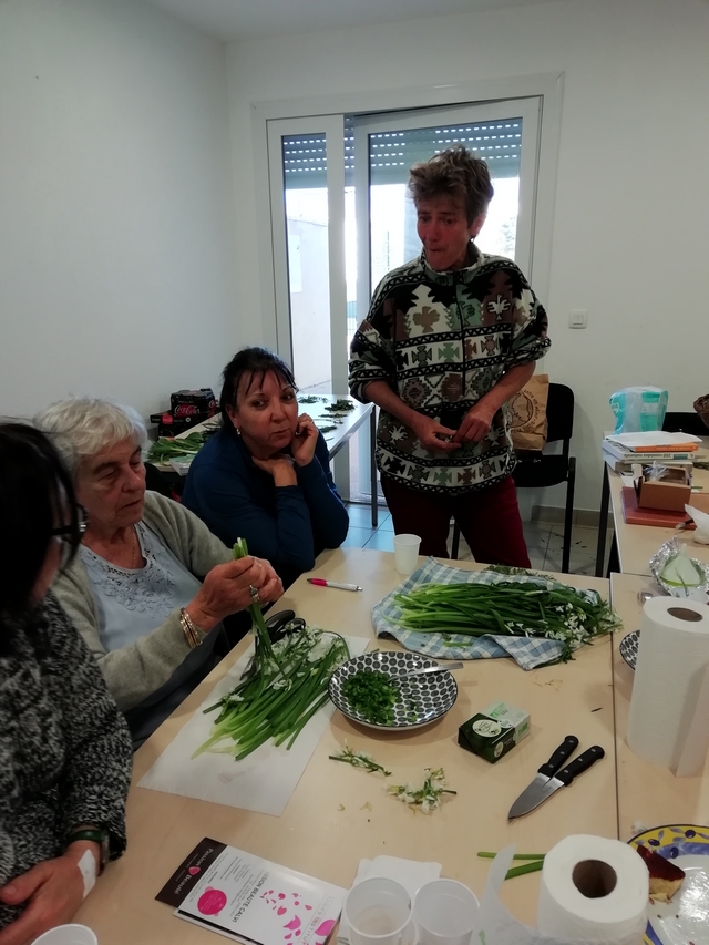 La Marie Do Balagne à la recherche de plantes sauvages à Pointe Saint-François 