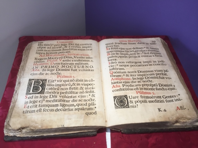 Le magnifique psautier du 17ème siècle racheté par la ville de Bastia