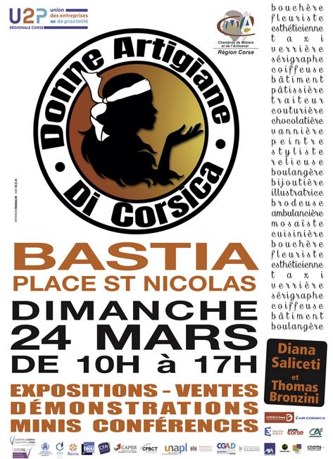 Donne artigiane di Corsica à l'honneur le 24 mars sur la Place Saint Nicolas de Bastia