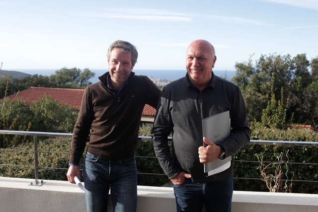 Bernard Giudicelli (à gauche) et André D'Oriano