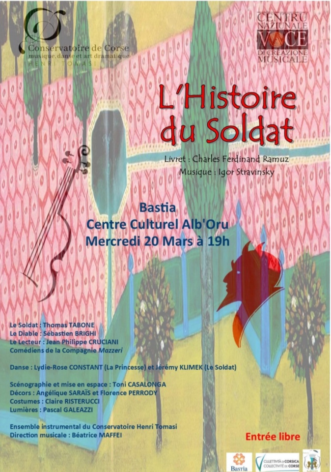 Le conservatoire Henri Tomasi et le centre culturel Voce mettent à l'honneur Ramuz et Stravinsky 