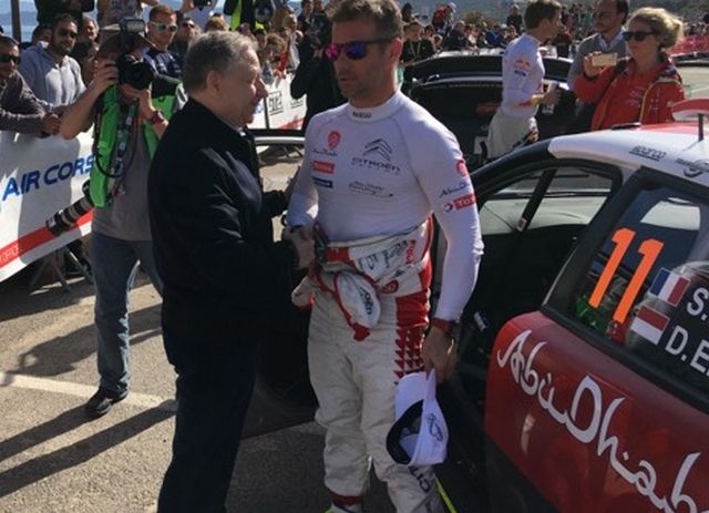 Sebastien Loeb avec Jean Todt