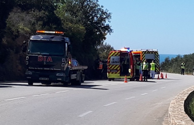 Corbara : Quatre blessés dans deux accidents de la route Corbara : Quatre blessés dans deux accidents de la route