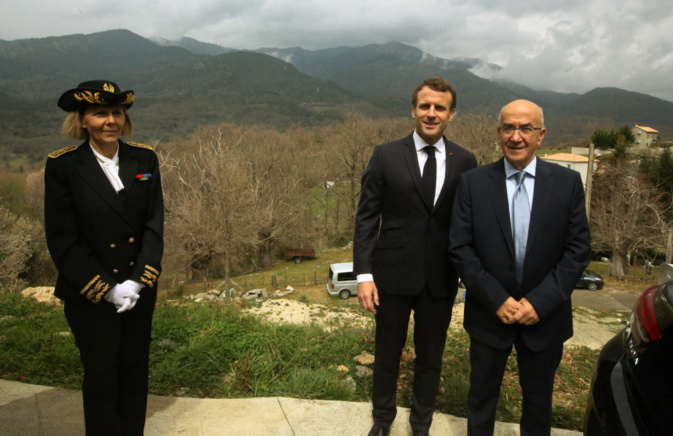 Emmanuel Macron à Cozzano : Les premières images