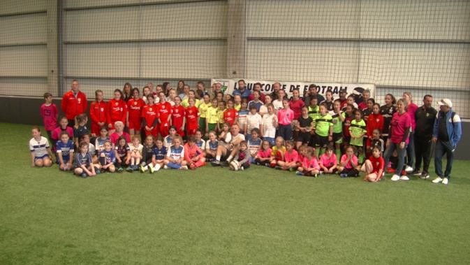Une centaine de jeunes filles avaient chaussé les crampons ce samedi à Bastia Une centaine de jeunes filles avaient chaussé les crampons ce samedi à Bastia