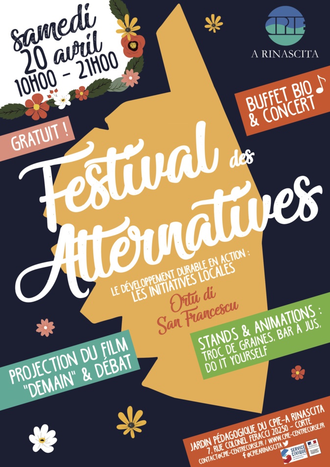 Le premier Festival des Alternatives c'est le samedi 20 à Corte