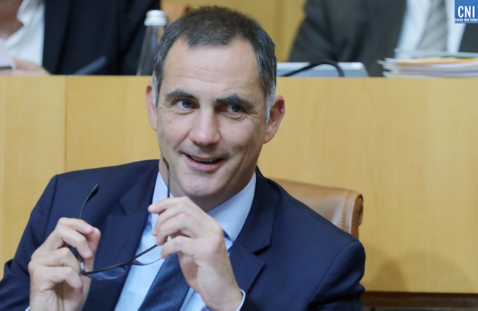 Gilles Simeoni, président du Conseil exécutif de la Collectivité de Corse. Photo Michel Luccioni.