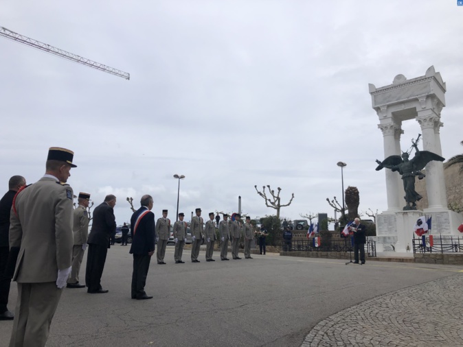 Cérémonie en mémoire des déportés à Calvi Cérémonie en mémoire des déportés à Calvi
