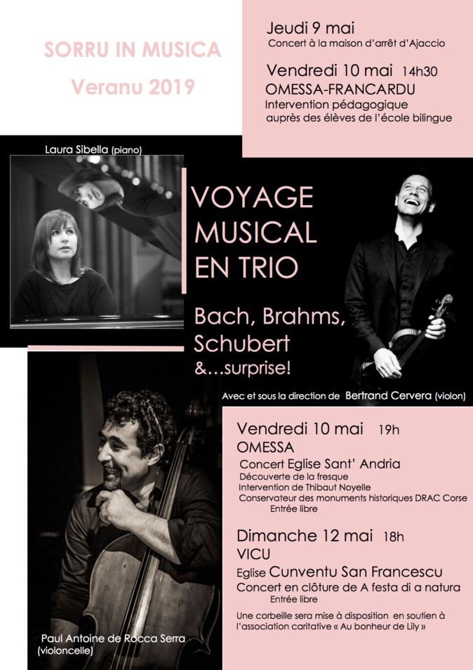 “Sorru in Musica Veranu 2019” revient du 9 au 12 mai “Sorru in Musica Veranu 2019” revient du 9 au 12 mai