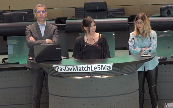 Josepha Guidicelli : "Inconcevable que l'on joue au football le 5 Mai" Josepha Guidicelli : "Inconcevable que l'on joue au football le 5 Mai"