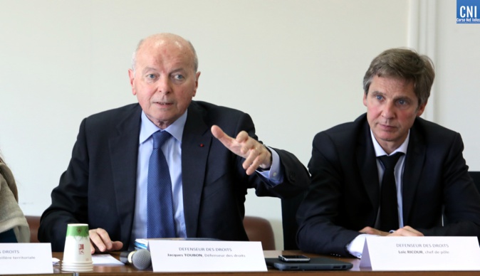 Jacques Toubon s'exprimant dans les locaux de la MSA/ Photos Michel Luccioni