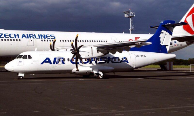 L'ATR 42 qui assurera 9 vols hebdomadaires entre entre Toulouse-Nantes et Saint-Nazaire