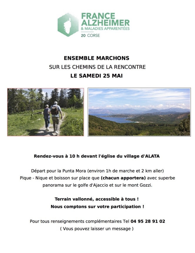 Pique-nique sur le chemin de la rencontre avec France Alzheimer Samedi 25 Mai