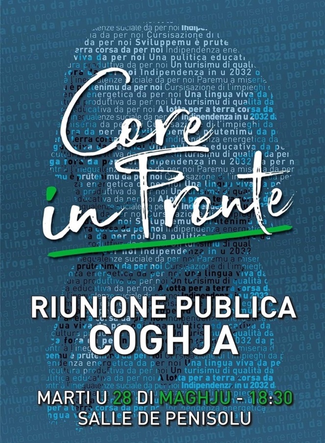Réunion publique de Core in Fronte à Coghja