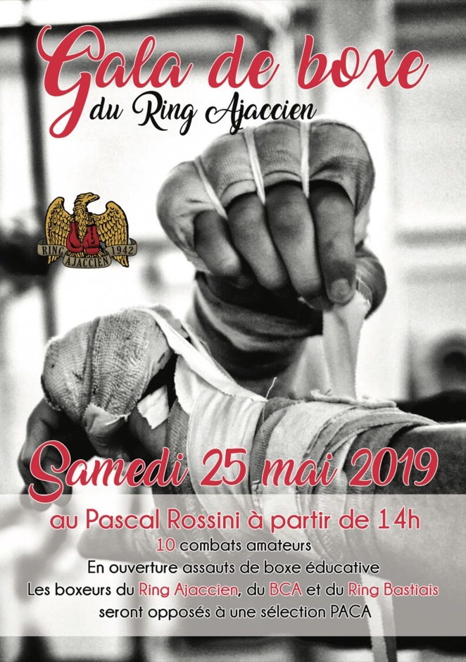 ​Ring Ajaccien : gala de boxe samedi 25 au Rossini