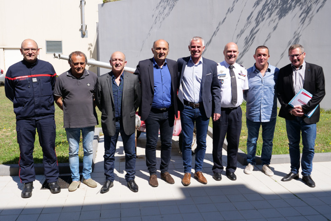 Le président de la fédération nationale à Ajaccio : Grégory Allione à l'écoute des pompiers corses Le président de la fédération nationale à Ajaccio : Grégory Allione à l'écoute des pompiers corses