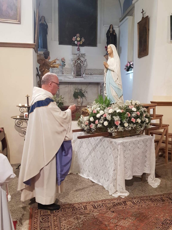 Zilia a celebré la visite de la Sainte Vierge