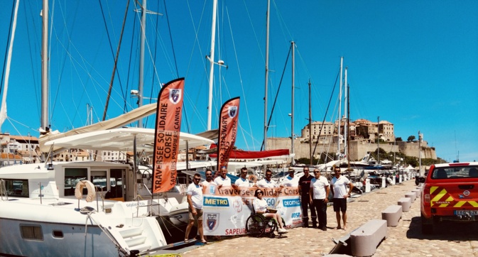 Première escale à Calvi pour la 3e édition  de la "Traversée solidaire"
