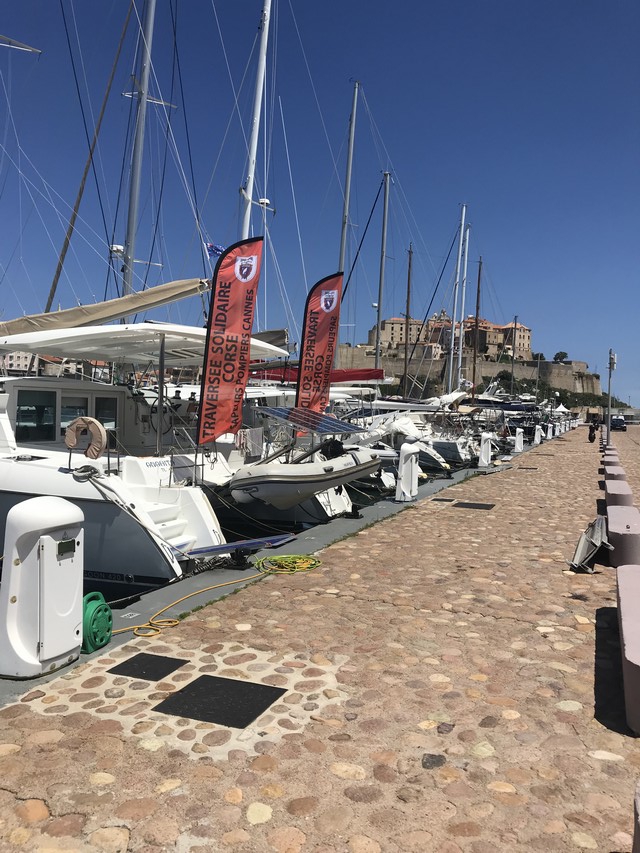 Première escale à Calvi pour la 3e édition  de la "Traversée solidaire"