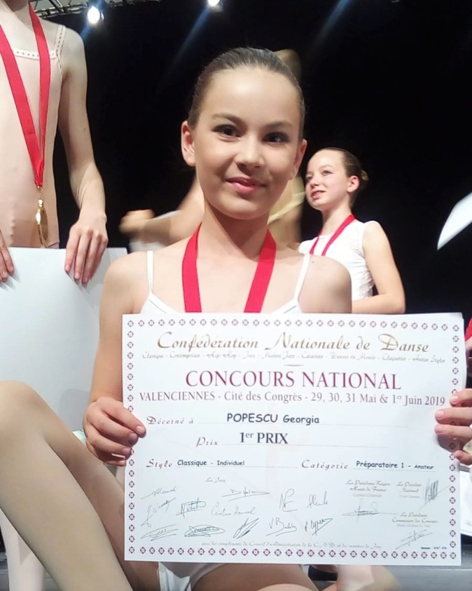 Georgia Popescu et l'école de danse Variation à l'honneur Georgia Popescu et l'école de danse Variation à l'honneur