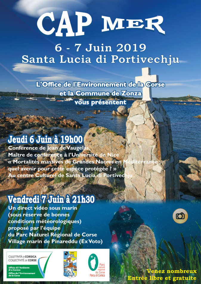 Connaître, Aimer et Protéger le milieu marin. L'opération "C.A.P. Mer" revient ce weekend à Santa Lucia di Portivechju Connaître, Aimer et Protéger le milieu marin. L'opération "C.A.P. Mer" revient ce weekend à Santa Lucia di Portivechju