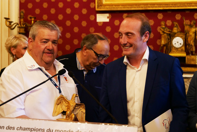 Accueil impérial pour la pétanque et ses Champions du monde à Ajaccio