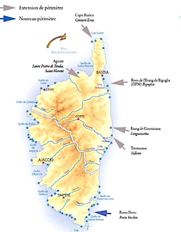 Extensions et acquisition d'un nouveau périmètre : Le feu vert du conseil des rivages de Corse