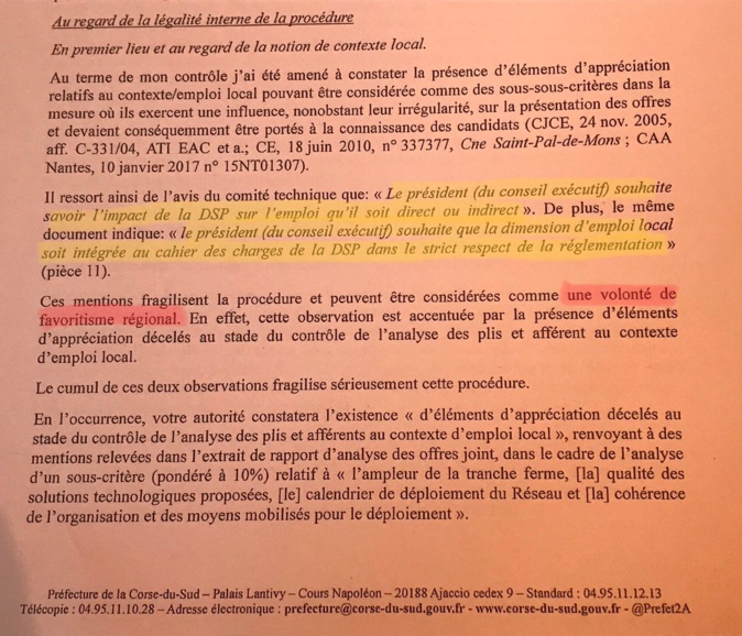 Le recours de la Préfète. Le recours de la Préfète.