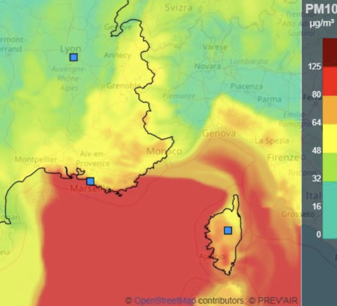 Pic de pollution atmosphérique ce vendredi en Corse. Un retour à la normale prévu pour demain