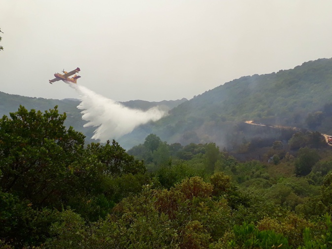 Le feu à proximité de l’hôpital de Sartene maîtrisé Le feu à proximité de l’hôpital de Sartene maîtrisé