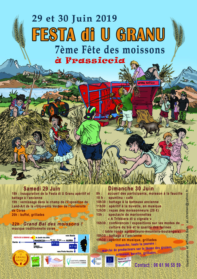 Festa di u granu : Appel à participation pour l'édition 2019 Festa di u granu : Appel à participation pour l'édition 2019