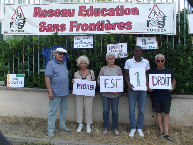  Bastia : Le collectif « Solidarité migrants » demande audience au préfet de Haute-Corse
