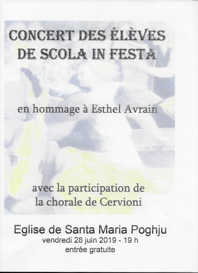 Santa Maria Poghju : un concert en hommage à Esthel Avrain ce 28 juin