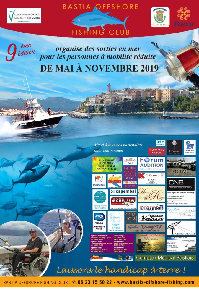 Le Bastia Offshore Fishing Club laisse le handicap à terre Le Bastia Offshore Fishing Club laisse le handicap à terre