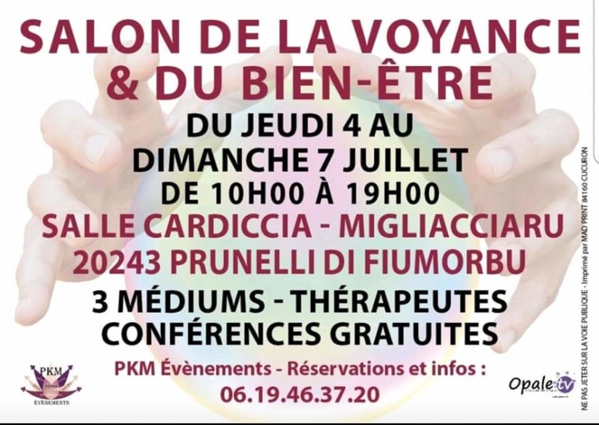 Prunelli-di-Fiumorbo : Le salon de la voyance c'est ce weekend 