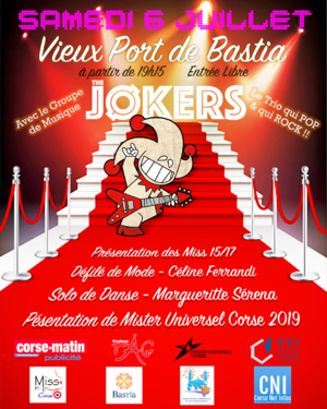 Vieux-Port de Bastia : concert gratuit du groupe The Jokers ce samedi 6 juillet