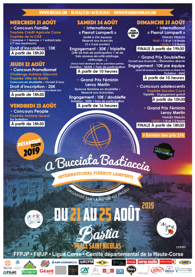 Pétanque : et de 5 pour A Bucciata Bastiaccia ! Pétanque : et de 5 pour A Bucciata Bastiaccia !
