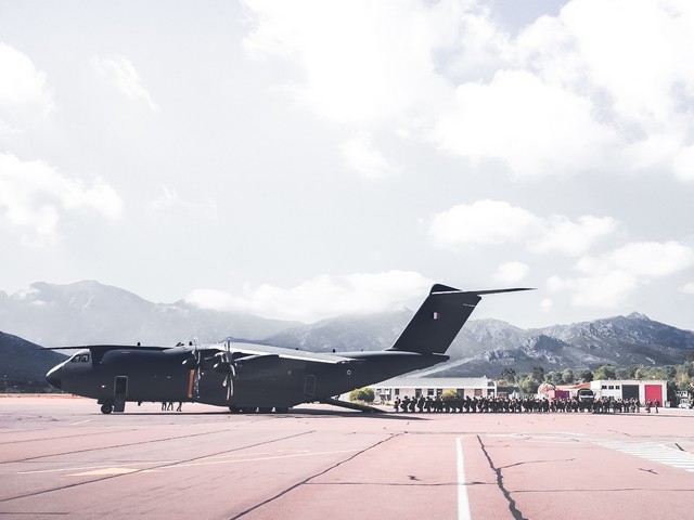 Sur le tarmac de l'aéroport Calvi-Balagne ce matin