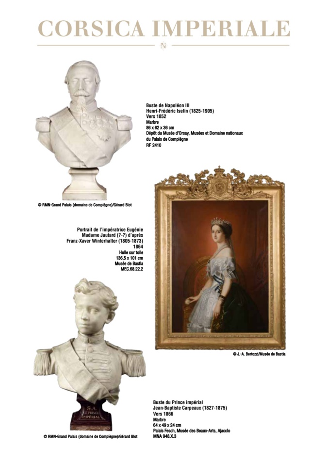 Bastia : « Corsica Impériale », nouvelle exposition temporaire au musée. Bastia : « Corsica Impériale », nouvelle exposition temporaire au musée.