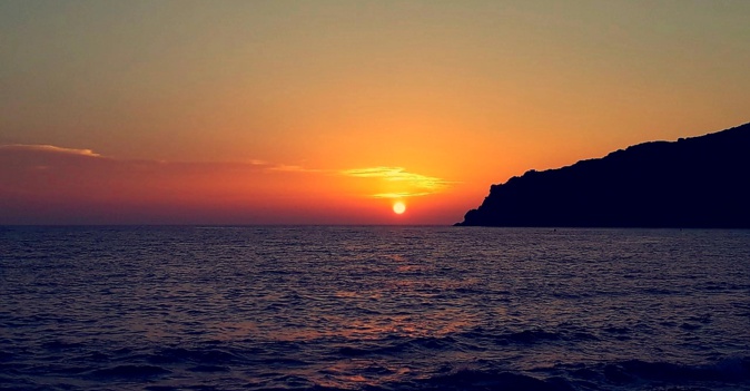 Coucher de soleil à Paese di Lava (Cindy Carta)