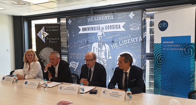 Universita di Corsica Pasquale Paoli - CNRS : c'est reparti pour 5 ans Universita di Corsica Pasquale Paoli - CNRS : c'est reparti pour 5 ans
