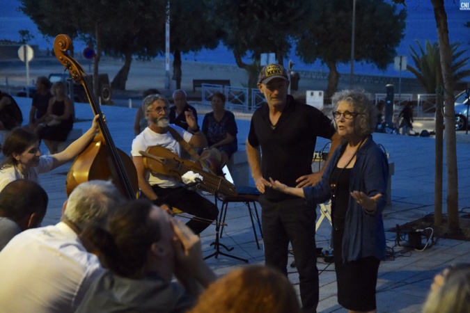 Projection en live pour le môle de Lisula Projection en live pour le môle de Lisula