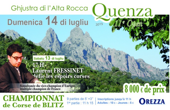 Quenza : 11u Open di Scacchi Quenza : 11u Open di Scacchi